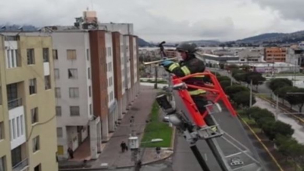 Image of the day: Firefighter plays trumpet to...