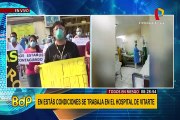 Coronavirus: personal del antiguo hospital de Ate trabaja en condición de alto riesgo