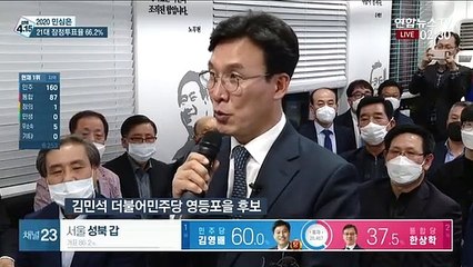 [현장연결] 더불어민주당 김민석 후보, 서울 영등포을 당선 소감