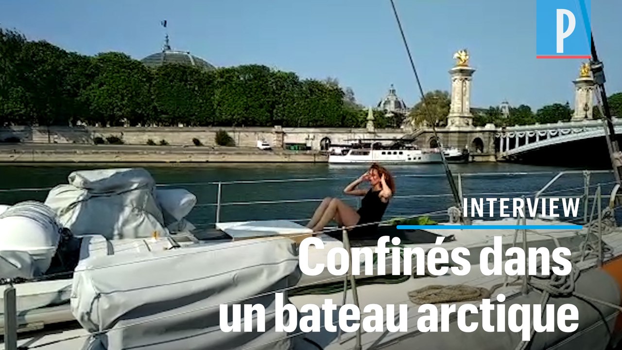 Confinement : l'équipage d'un bateau d'exploration polaire confiné sur la Seine