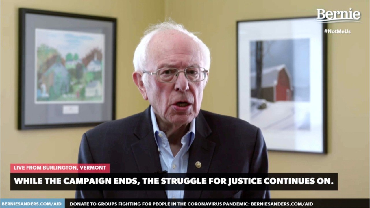 Sanders Calls Former Press Secretary "Irresponsible" For Not Endorsing Biden