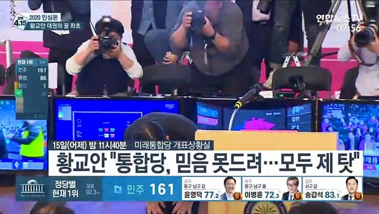 [선택 4·15] 황교안 대표직 사퇴, 멀어진 대권의 꿈