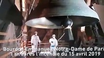 Le bourdon de Notre -Dame à l'unisson des Français le 15 avril