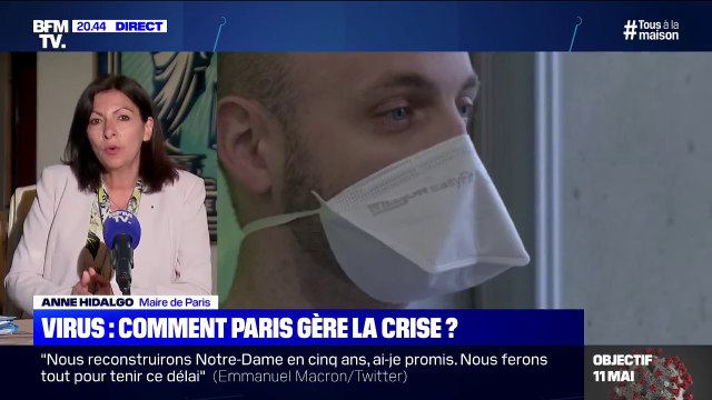 Anne Hidalgo: Nous allons recevoir 500.000 masques qui seront distribués aux personnes les plus à risques