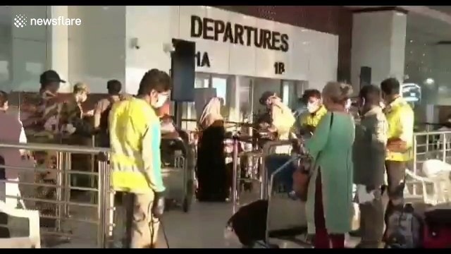 Hundreds of UK citizens airlifted home after being stranded in India amid coronavirus lockdown