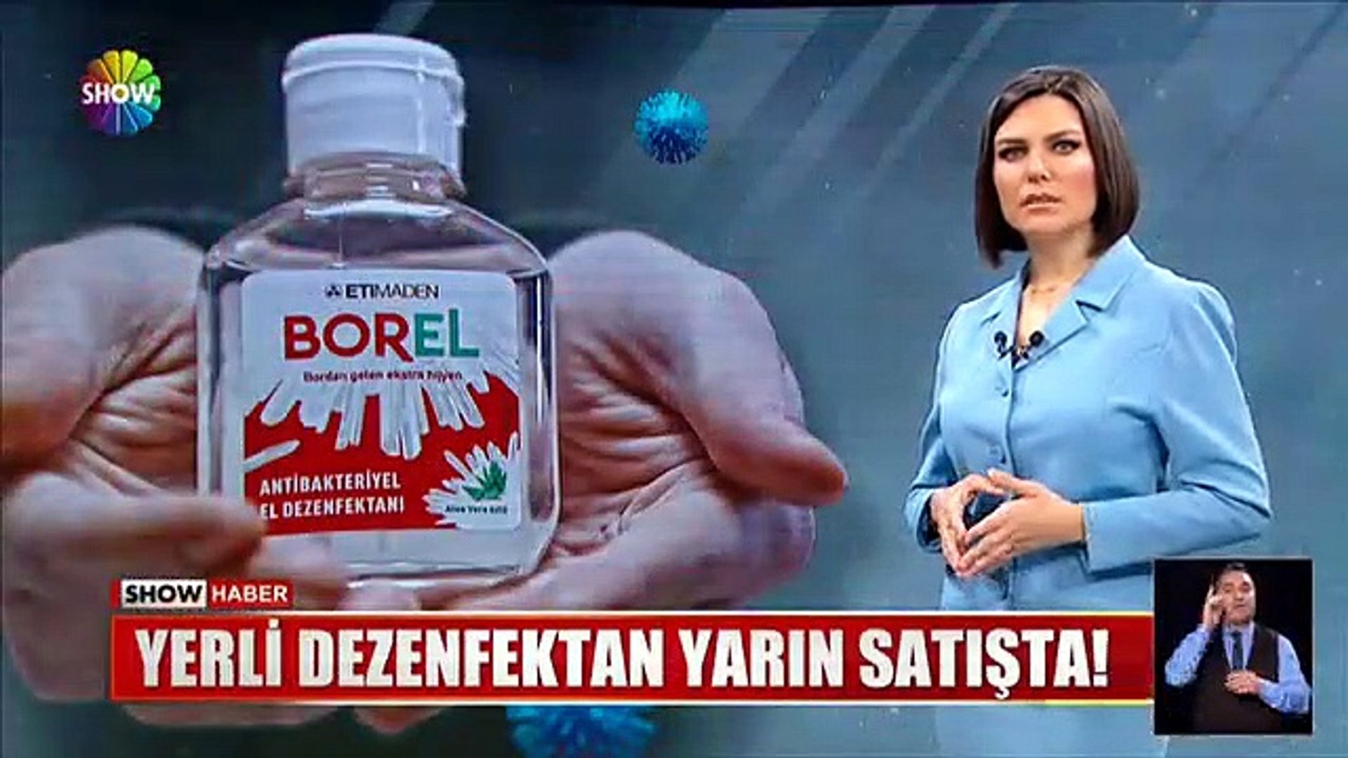 Yerli dezenfektan BOREL'in satışına başlandı - Dailymotion Video