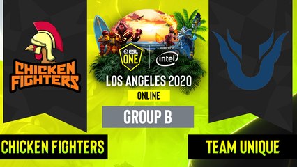Dota2 - Chicken Fighters vs. Team Unique - Game 1 - Group B - EU:CIS - ESL One Los Angeles