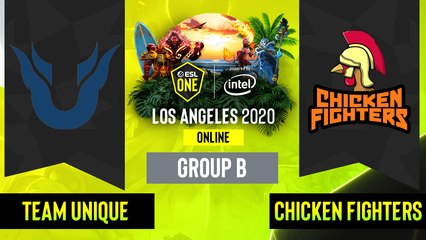 Dota2 - Chicken Fighters vs. Team Unique - Game 2 - Group B - EU:CIS - ESL One Los Angeles