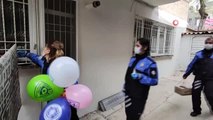 Engelli kızı için istedi, polis doğum günü sürprizi yaptı