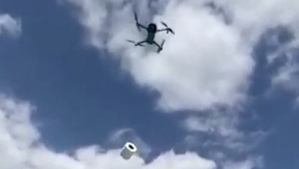 Drone Comes In Clutch With Care Package