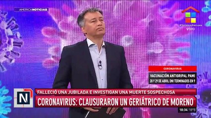 Coronavirus: clausuraron un geriátrico de Moreno