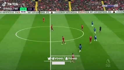 صاروخ محمد صلاح على مرمى تشلسى