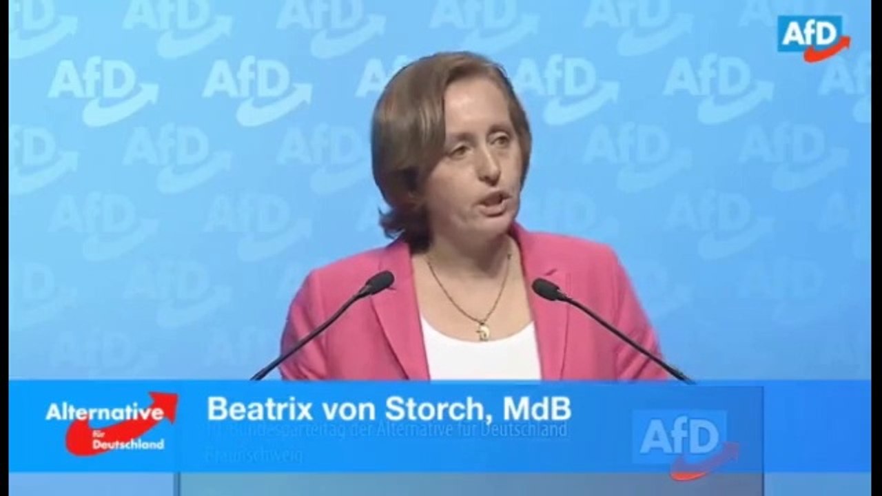 Beatrix von Storch: Wahl zum 3. stellvertretenden Bundessprecher - AfD Bundesparteitag Braunschweig 30.11.2019