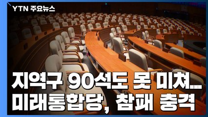 미래통합당, 지역구 90석도 못 미쳐...참패 '충격' / YTN