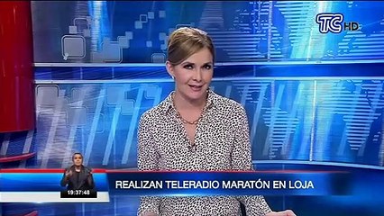 Realizan una teleradio maratón en Loja para recaudar fondos