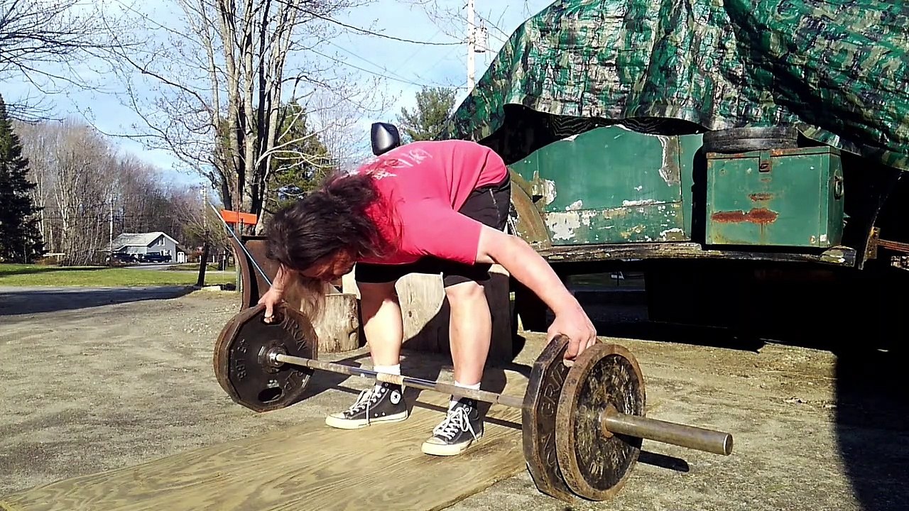 Iron Grip Barbell Bent Rows 287lb