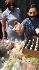 Ante COVID-19, entregan despensas a nombre de ‘El Chapo’ Guzmán