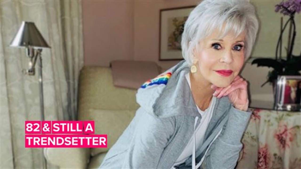 Jane Fonda releases her own line of sweat suits perfect for quarantine