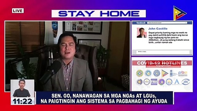 Sen. Go, nanawagan sa mga NGAs at LGUs na paigtingin ang sistema sa pamamahagi ng ayuda