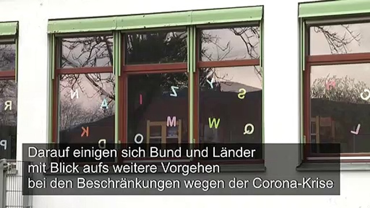 Schulen in Deustchland öffnen 'schrittweise' ab 4. Mai wieder