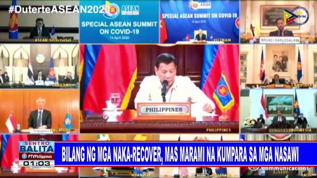 Bilang ng mga naka-recover, mas marami na kumpara sa mga nasawi