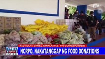 NCRPO, nakatanggap ng food donations