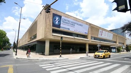 Bogota'da kongre merkezi pandemi hastanesine dönüştürüldü