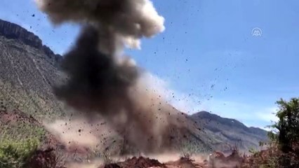 Teröristlerin kırsal araziye tuzakladığı mayın imha edildi