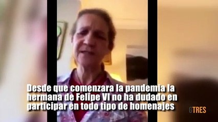 La infanta Elena se suma a la campaña de "Resistiré"