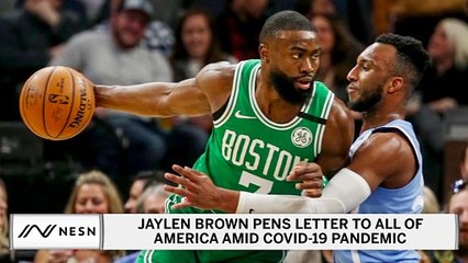 Jaylen Brown Pens Letter To America Amid COVID-19 Pandemic