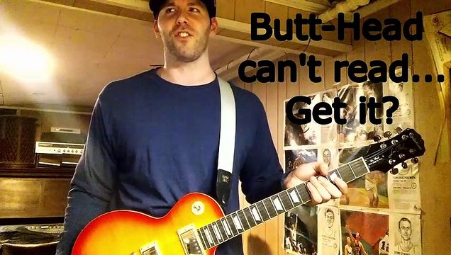 Guitar Lesson Butt-Head Teaches The CAGED System?....
