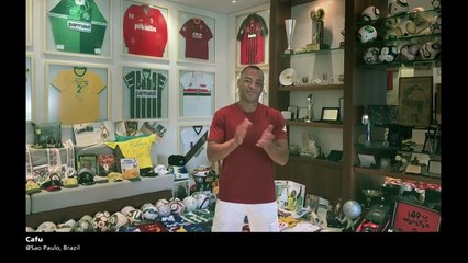 Astros do futebol em homenagem