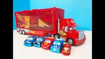 DISNEY CARS Mack Truck Transporter Mini LIGHT MCQUEEN Toys Race Cars HOT WHEELS Transporter-