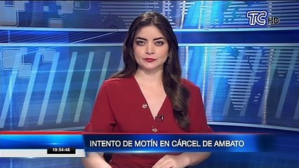 Intento de motín en cárcel de Ambato
