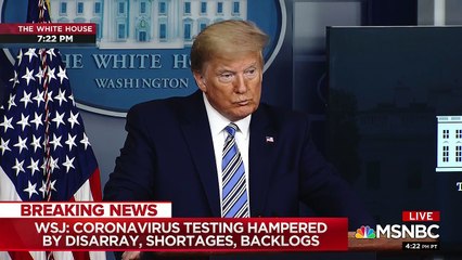 'I'm with everybody': Trump dismisses importance of 're-open' protesters because 'they're six feet apart'