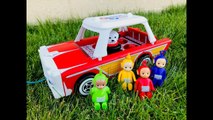 Classic FISHER PRICE Nifty Station Wagon Car Ride to the CANDY STORE with TELETUBBIES TOYS-