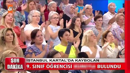 Kartal'da kaybolan 9. Sınıf öğrencisi bulundu! Müge Anlı İle Tatlı Sert 16 Nisan 2020 Özel Bölüm