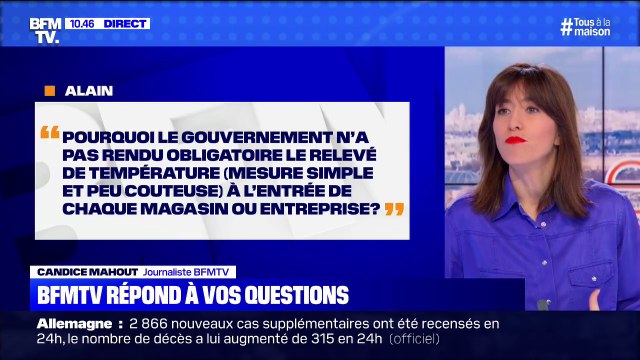 Pourquoi le gouvernement n'a pas rendu obligatoire le relevé de température à l'entrée des magasins ou entreprises? BFMTV répond à vos questions