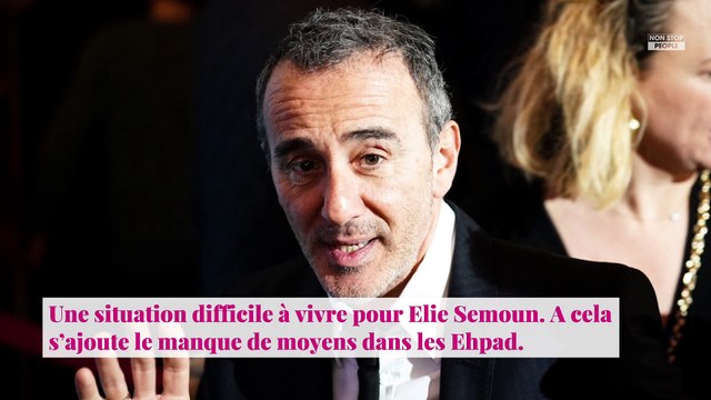 Elie Semoun répond aux critiques après son appel à l'aide pour les Ehpad