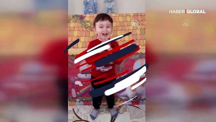 Pandemi hemşiresi oğluyla böyle hasret giderdi!