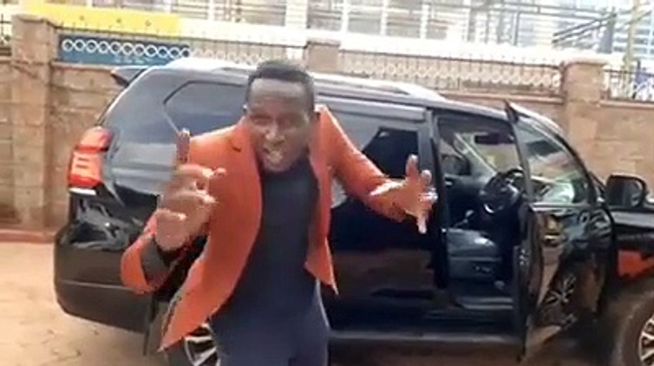 YY Comedian Shows Off New Car, Slams Kenyans