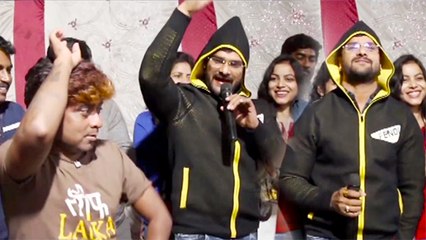 शूटिंग के बाद फ्री समय से अपनी यूनिट के साथ कुछ इस तरह समय बिताते है खेसारी लाल