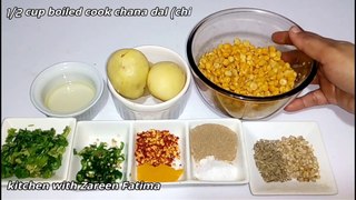 potato lentil kachori recipe-aloo chana dal kachori with zareen fatima