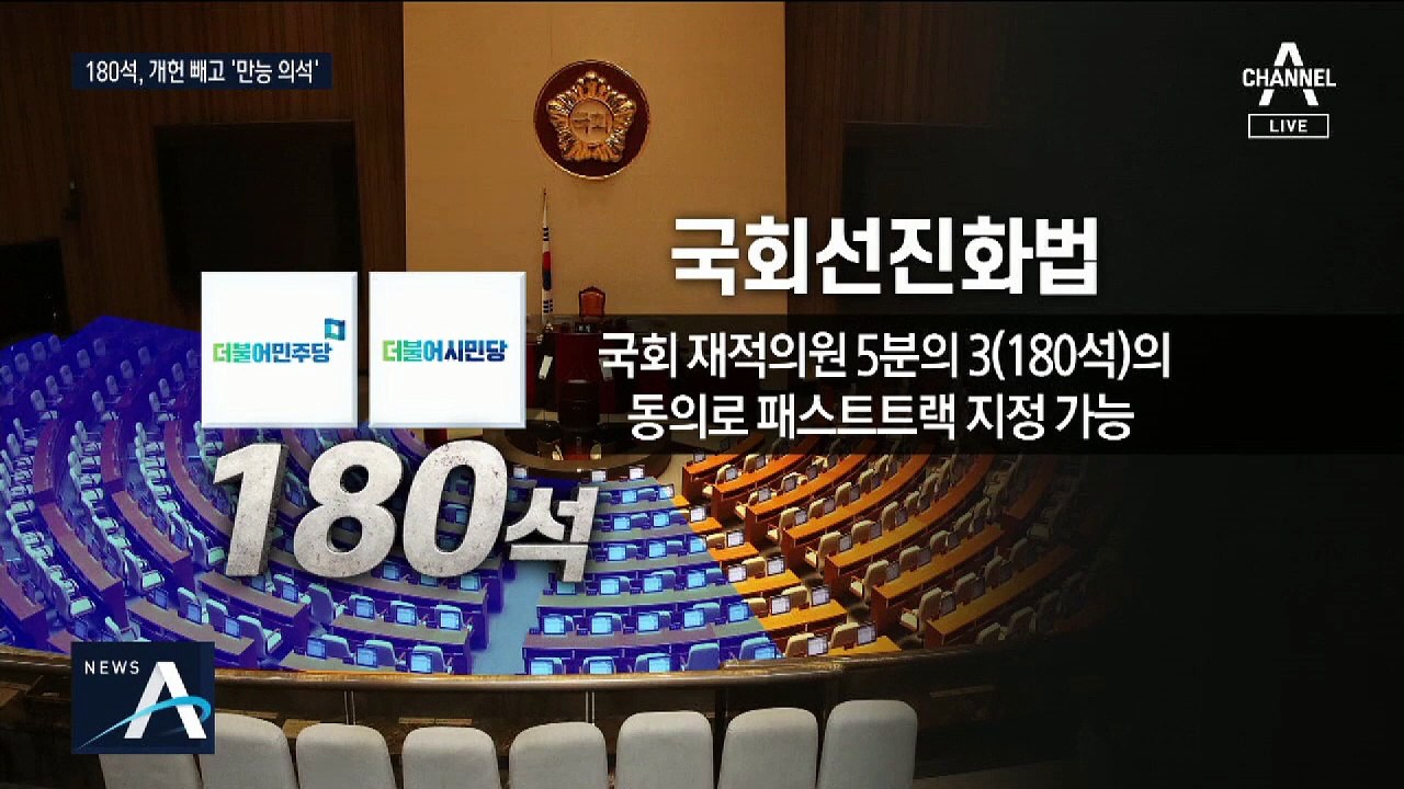 180석 확보한 민주당, 개헌 빼고 모든 법안 처리 가능