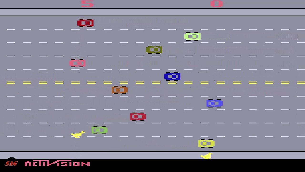 FREEWAY - GAMEPLAY COMPLETO (ATARI 2600)