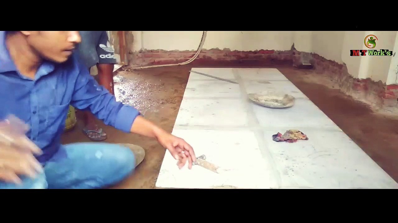 Border middle marble seting