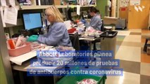 Abbott Laboratories planea producir 20 millones de pruebas de anticuerpos contra coronavirus