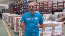 UNICEF pone suministros a disposición de autoridades sanitarias