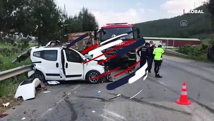 Adana'da korkunç kaza... Baba ve oğlu öldü