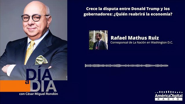 Crece la disputa entre Trump y los gobernadores mientras el desempleo repunta en EE.UU.